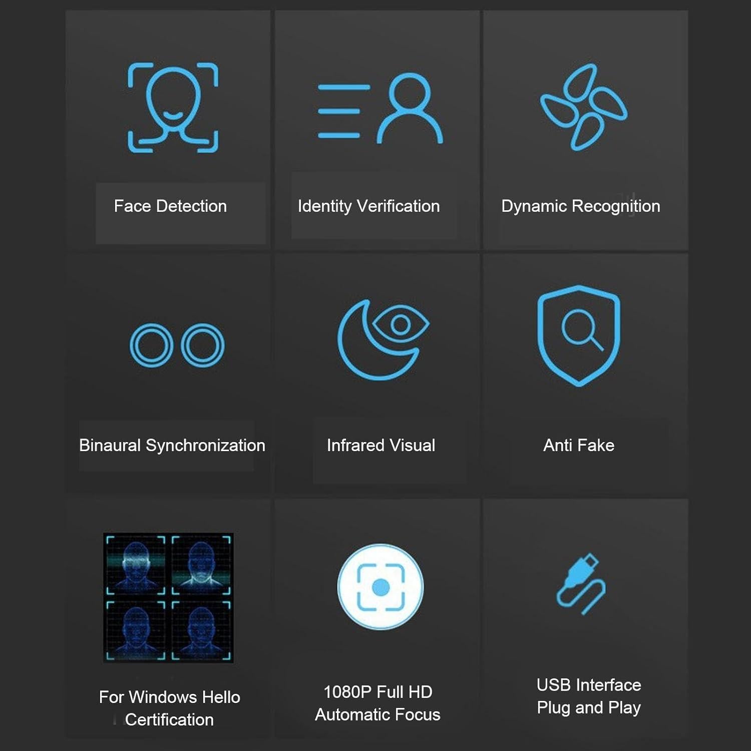 Cámara Web Zopsc 4K Full HD 1080p con Lente Gran Angular