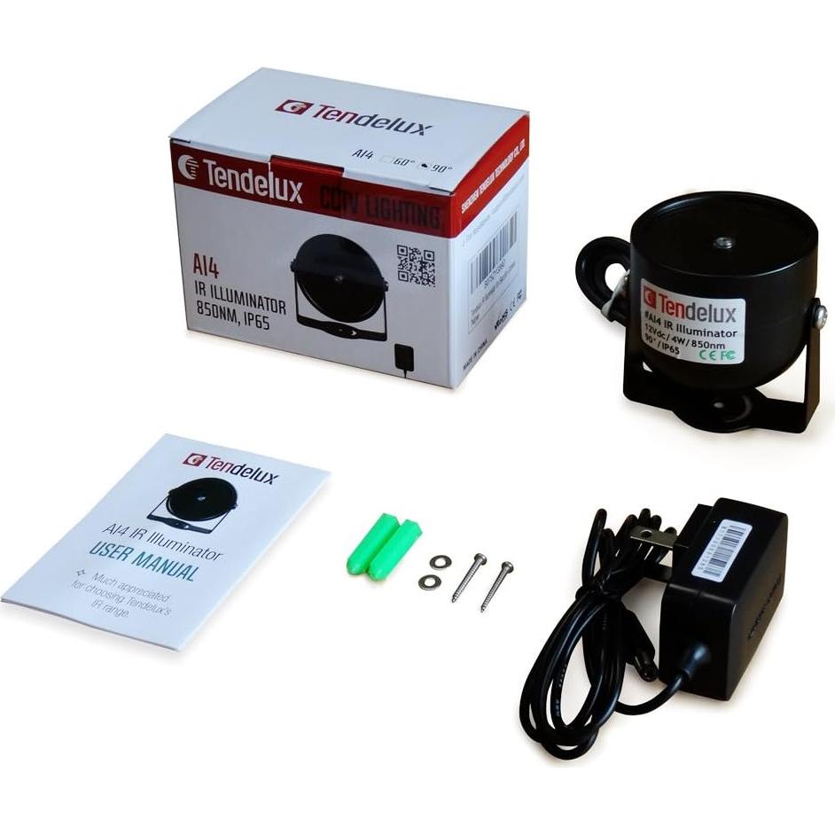 Iluminador Infrarrojo Tendelux AI4 80 pies 4W para Cámaras