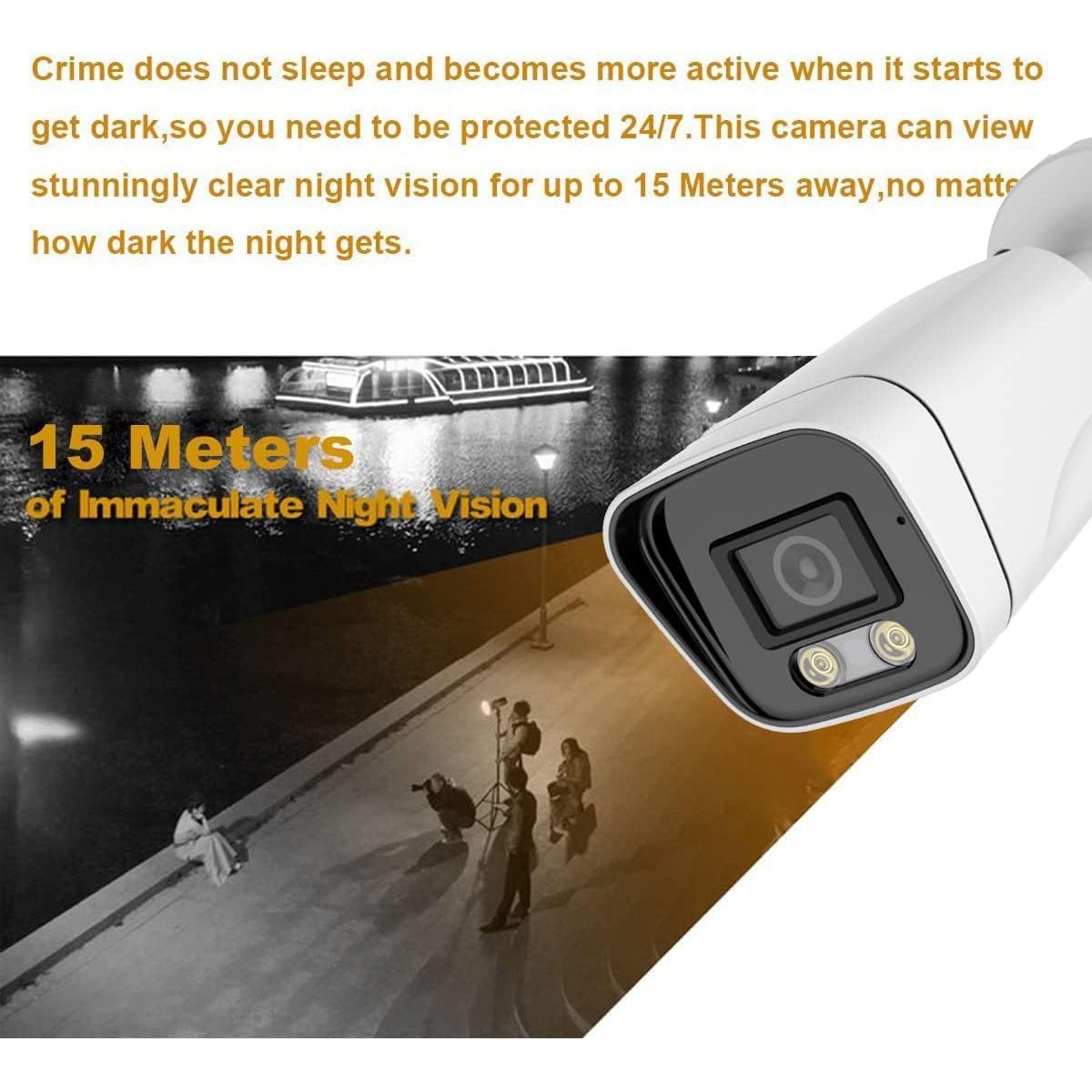 Cámara de Seguridad Analógica 5MP Real HD Bullet IP66