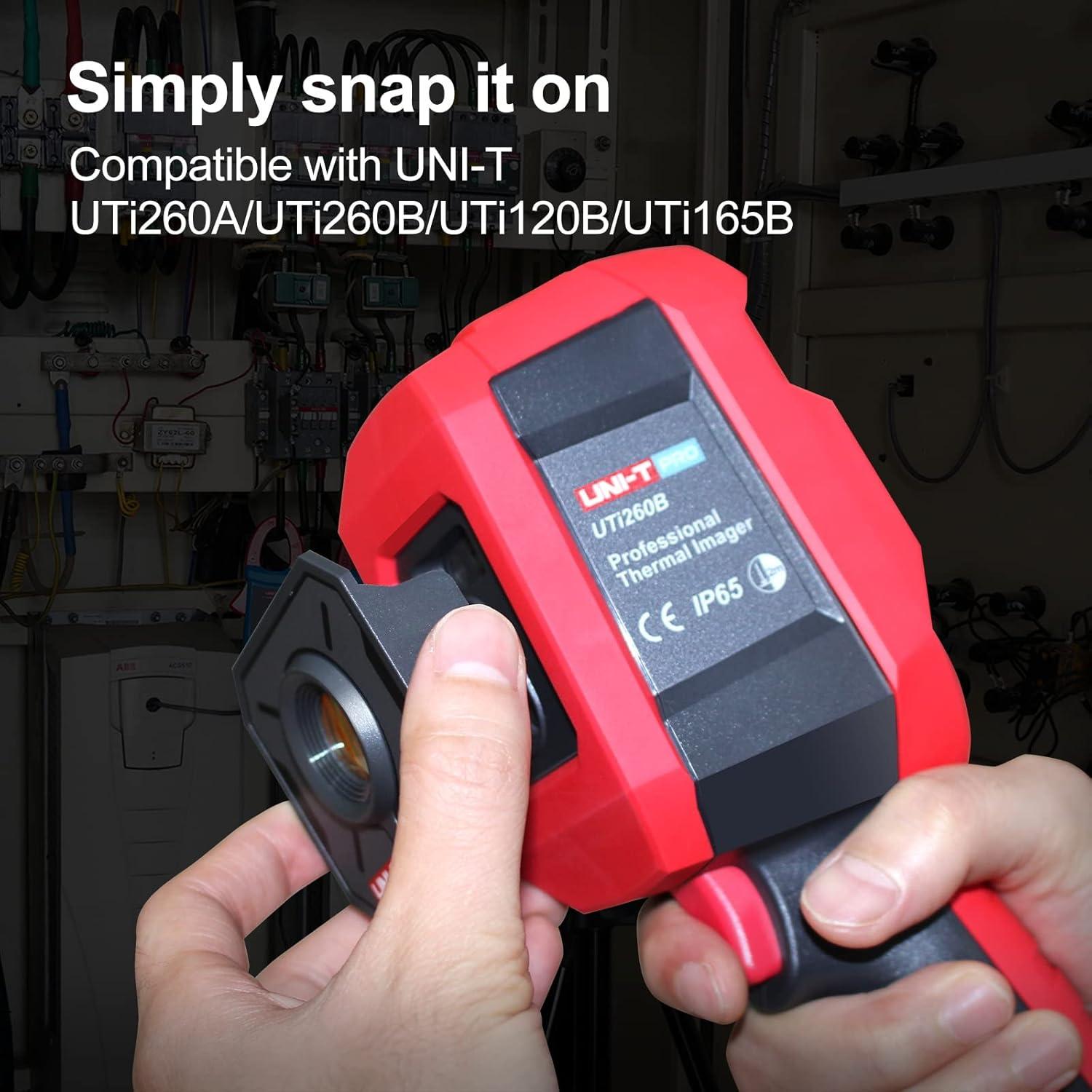 Cámara Térmica UNI-T UTi260B con Lente Macro 256x192