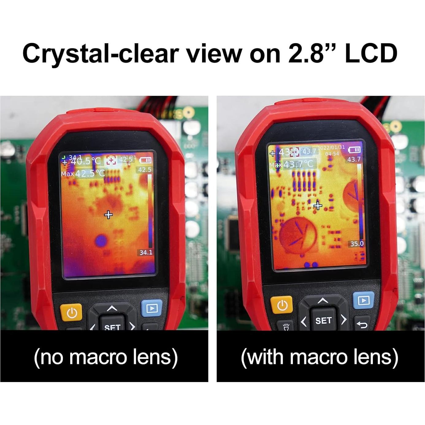 Cámara Térmica UNI-T UTi260B con Lente Macro 256x192