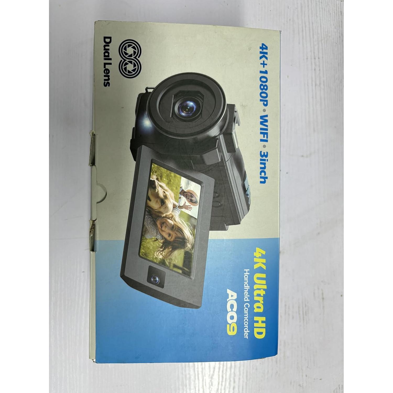 Cámara de Video Camcorder 5K CAMWORLD Doble Lente 56MP