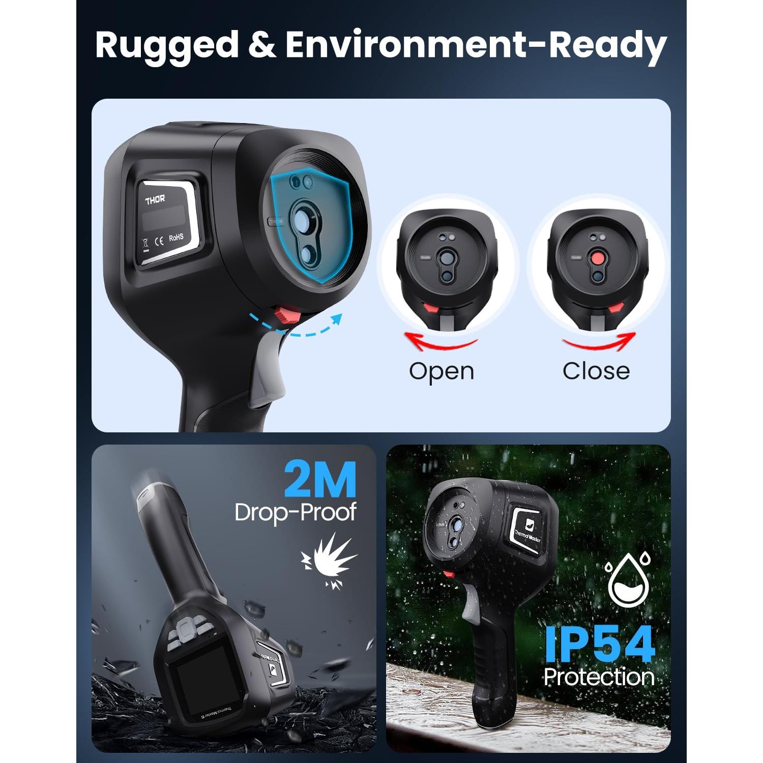 Cámara Térmica Portátil Thermal Master Thor 001 IR 512x384