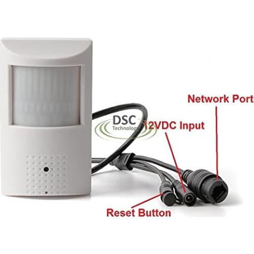 Cámara de Seguridad Encubierta IP PoE 5MP con IR 940nm