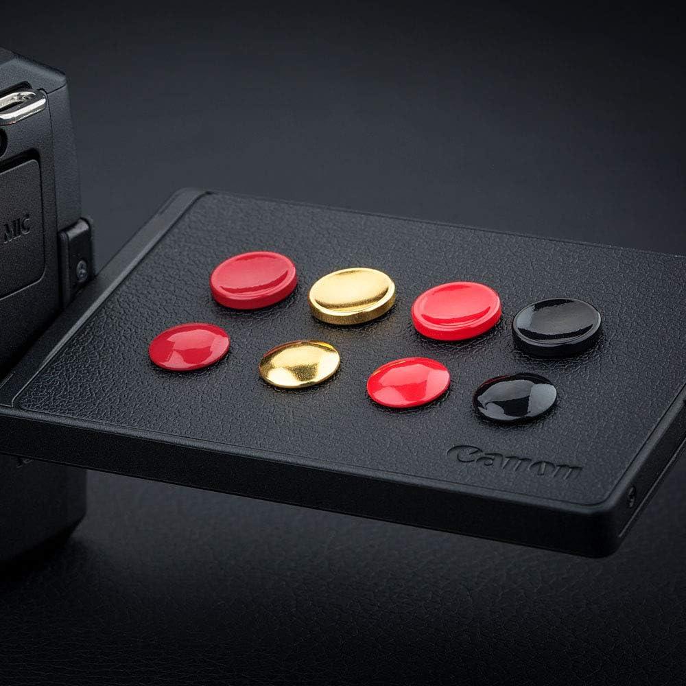 Tapa de Botón de Obturador Jinjiacheng 2X Rojo para Cámaras