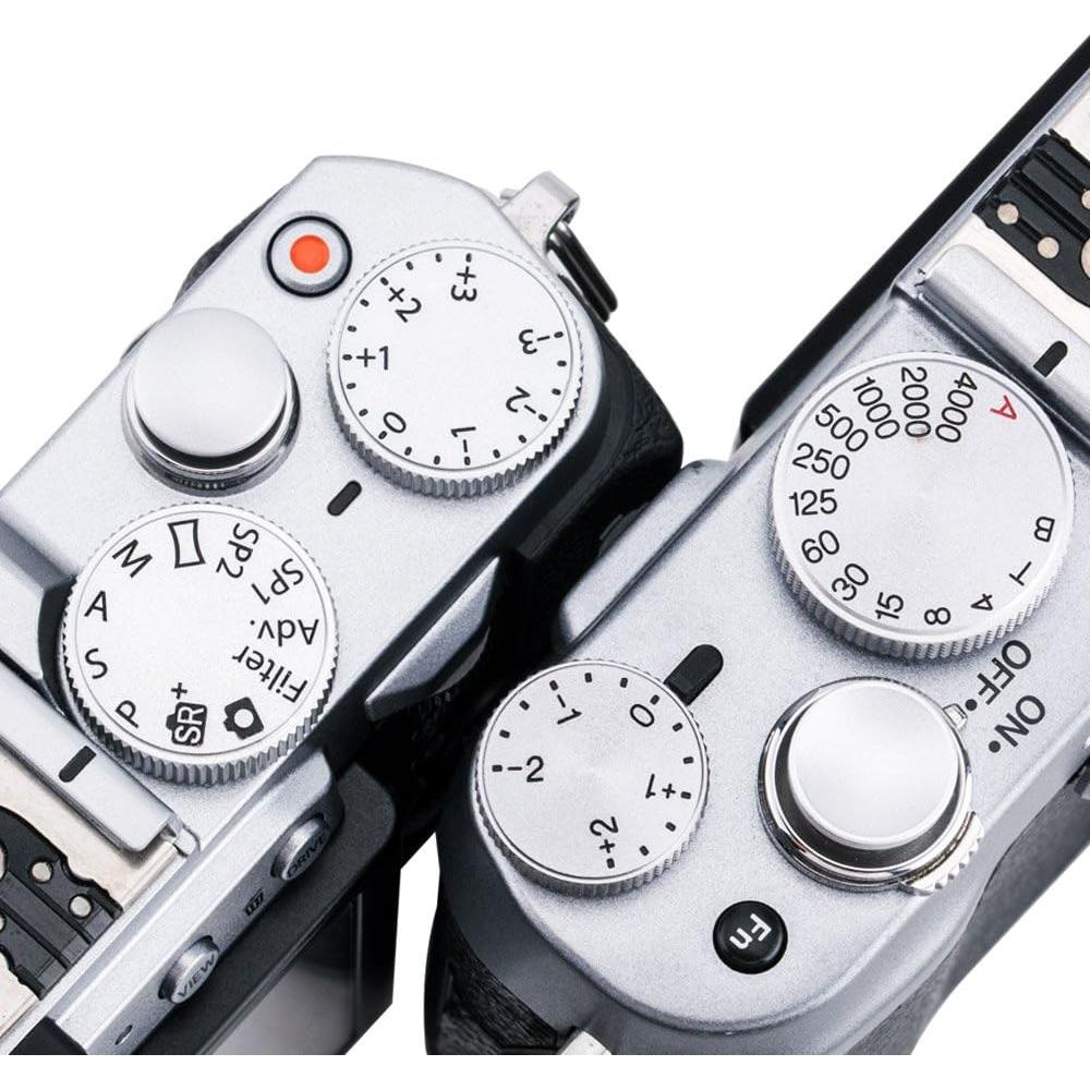 Botones de Liberación Suave JJC para Cámaras Fuji y Sony