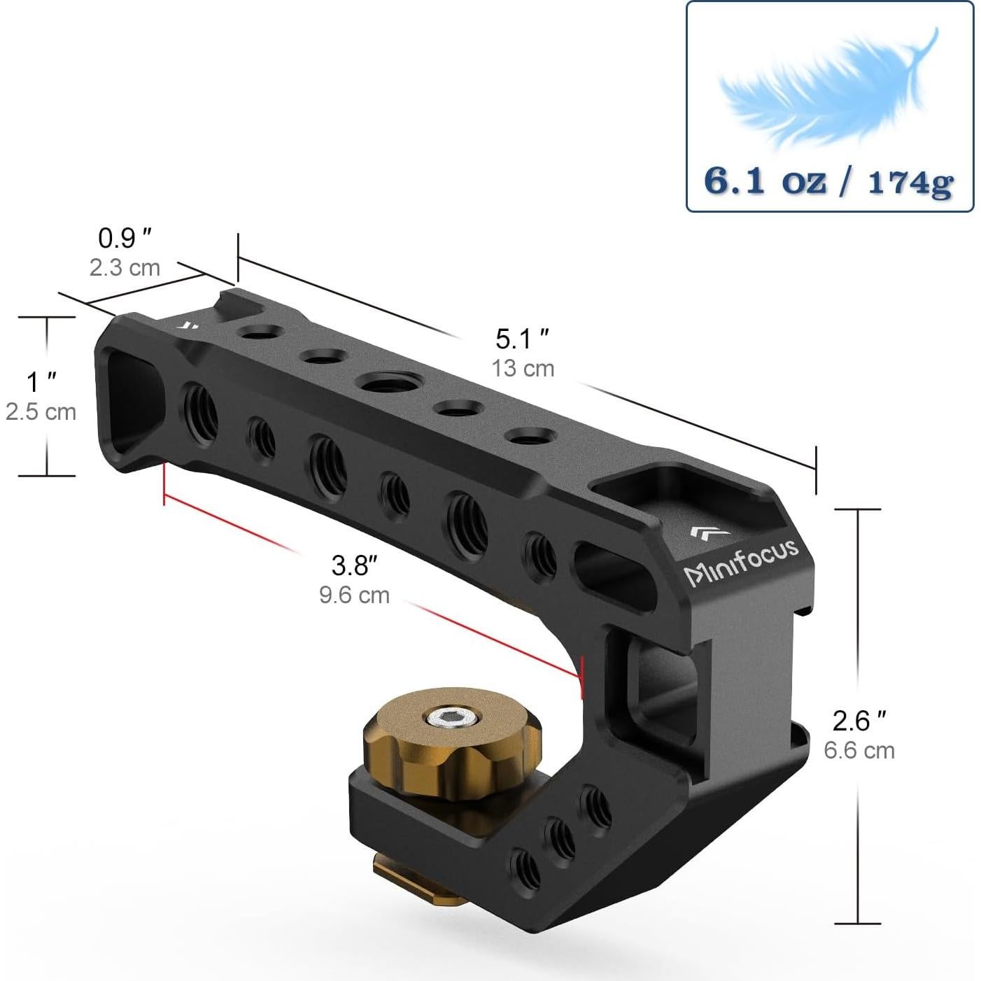 Mango Superior Universal Minifocus con 4 Zapatas Frías 10kg