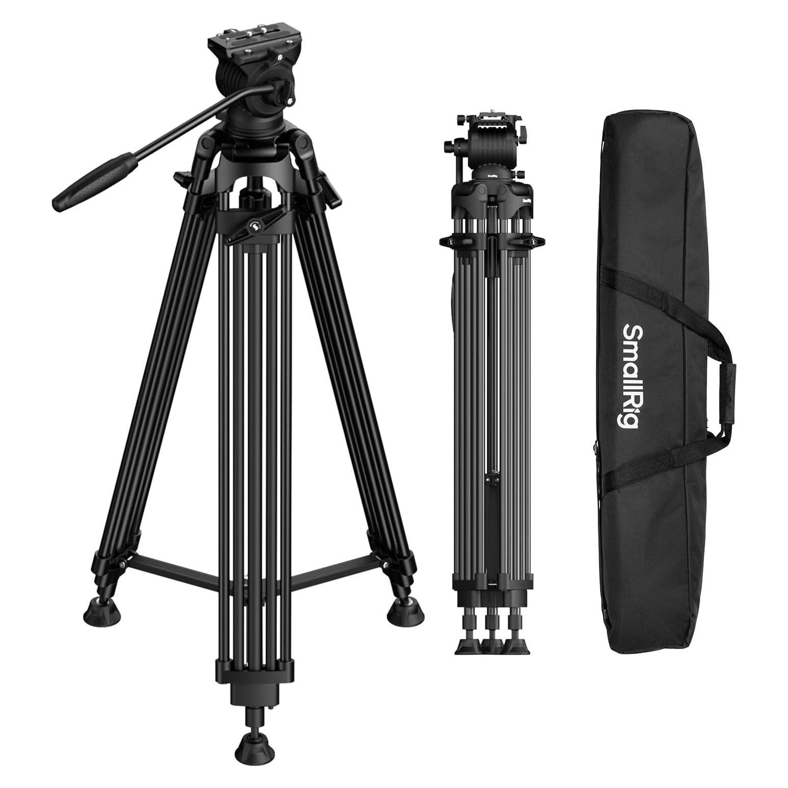 Trípode de Video SmallRig 5442 187cm con Cabezal Fluido