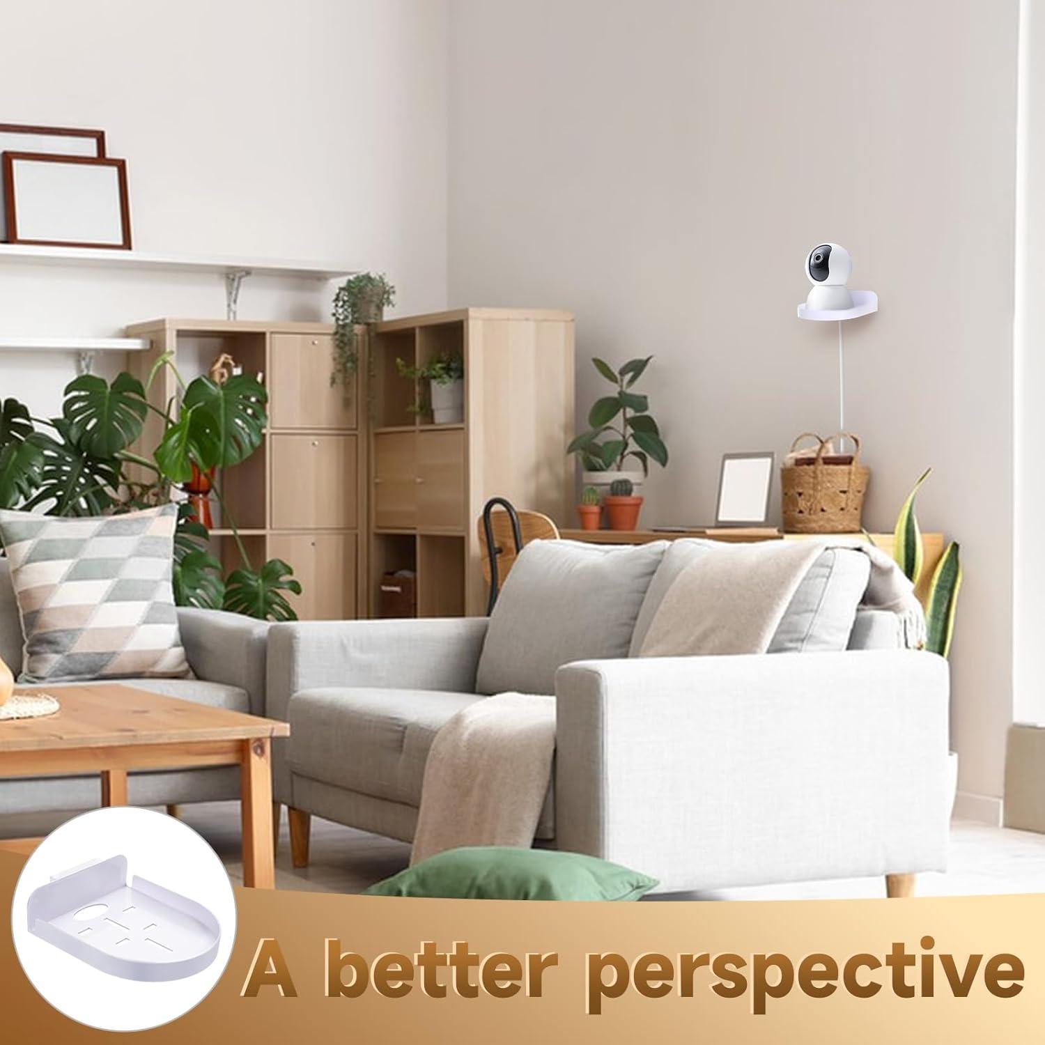 8 Soportes de Pared para Cámara de Seguridad Josojoou Blanco