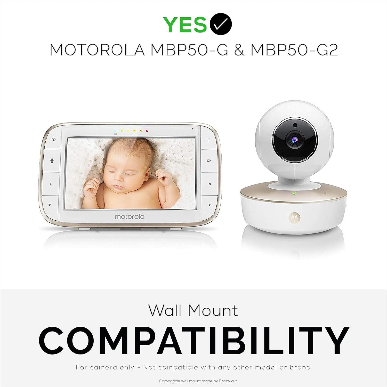 Soporte de Pared Inclinado Brainwavz para Cámara Motorola MBP50-G