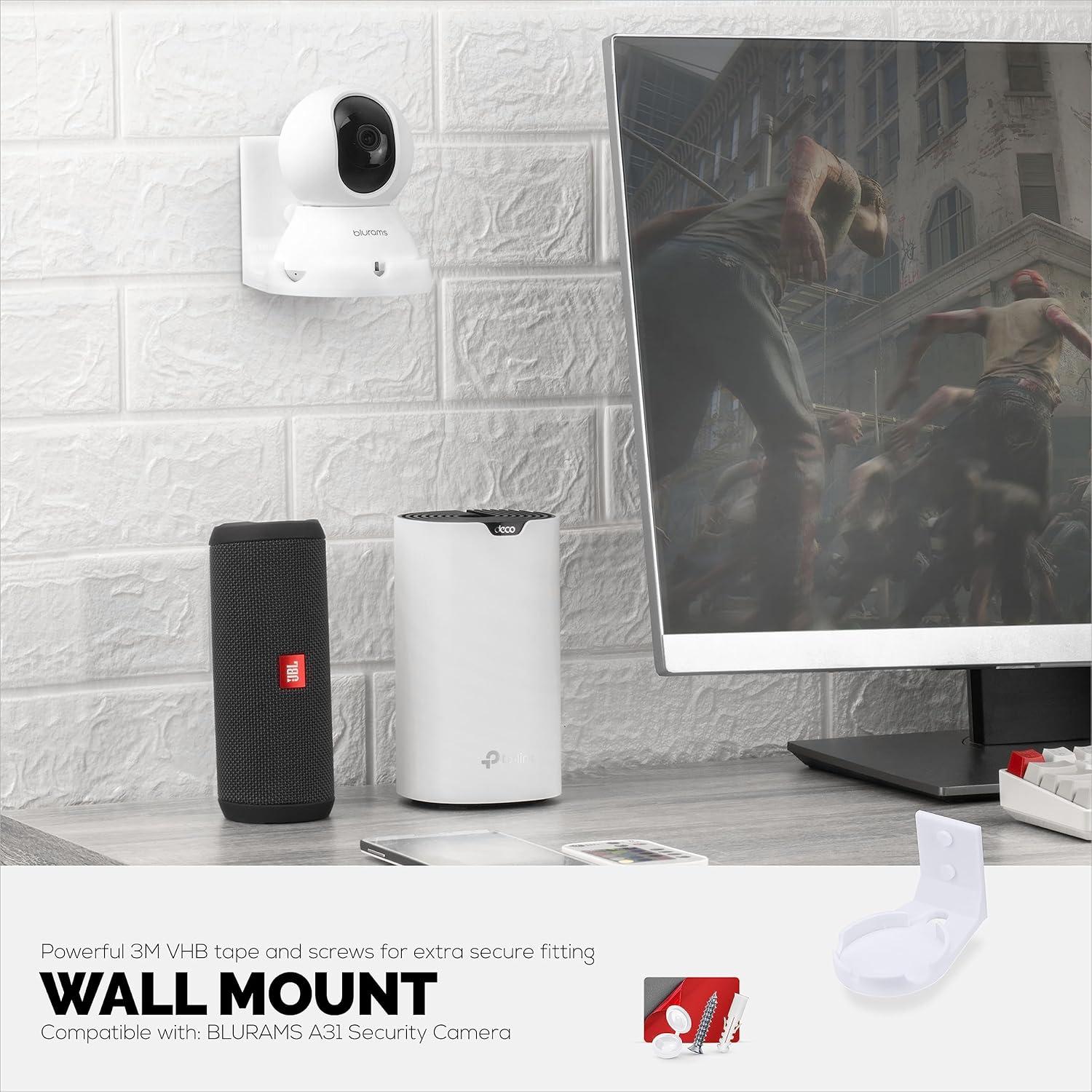 Soporte de Pared para Cámara de Seguridad Blurams A31 2K - Blanco