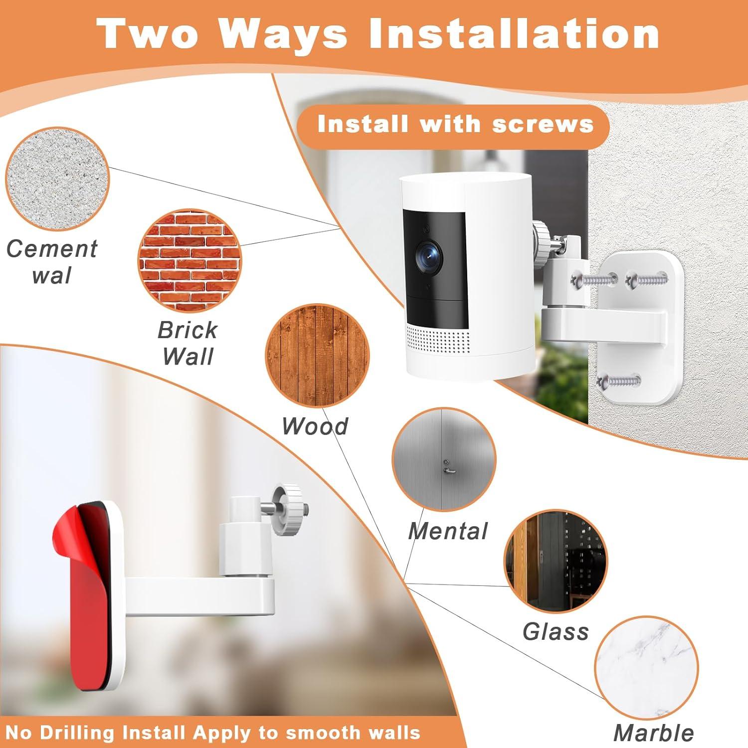 Soporte de Pared para Cámara Ring 2P Dukoyb Ajustable 360°