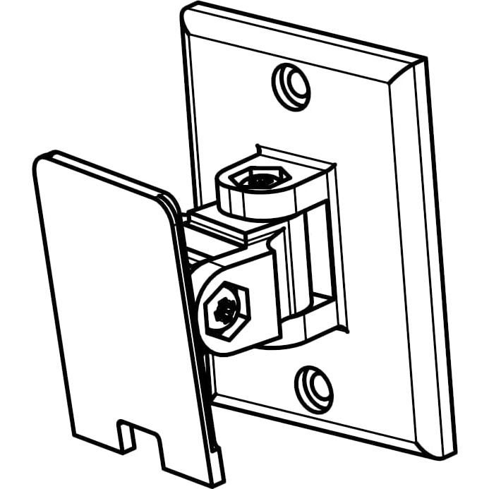 Soporte de pared DTLgear para cámara SimpliSafe - Negro