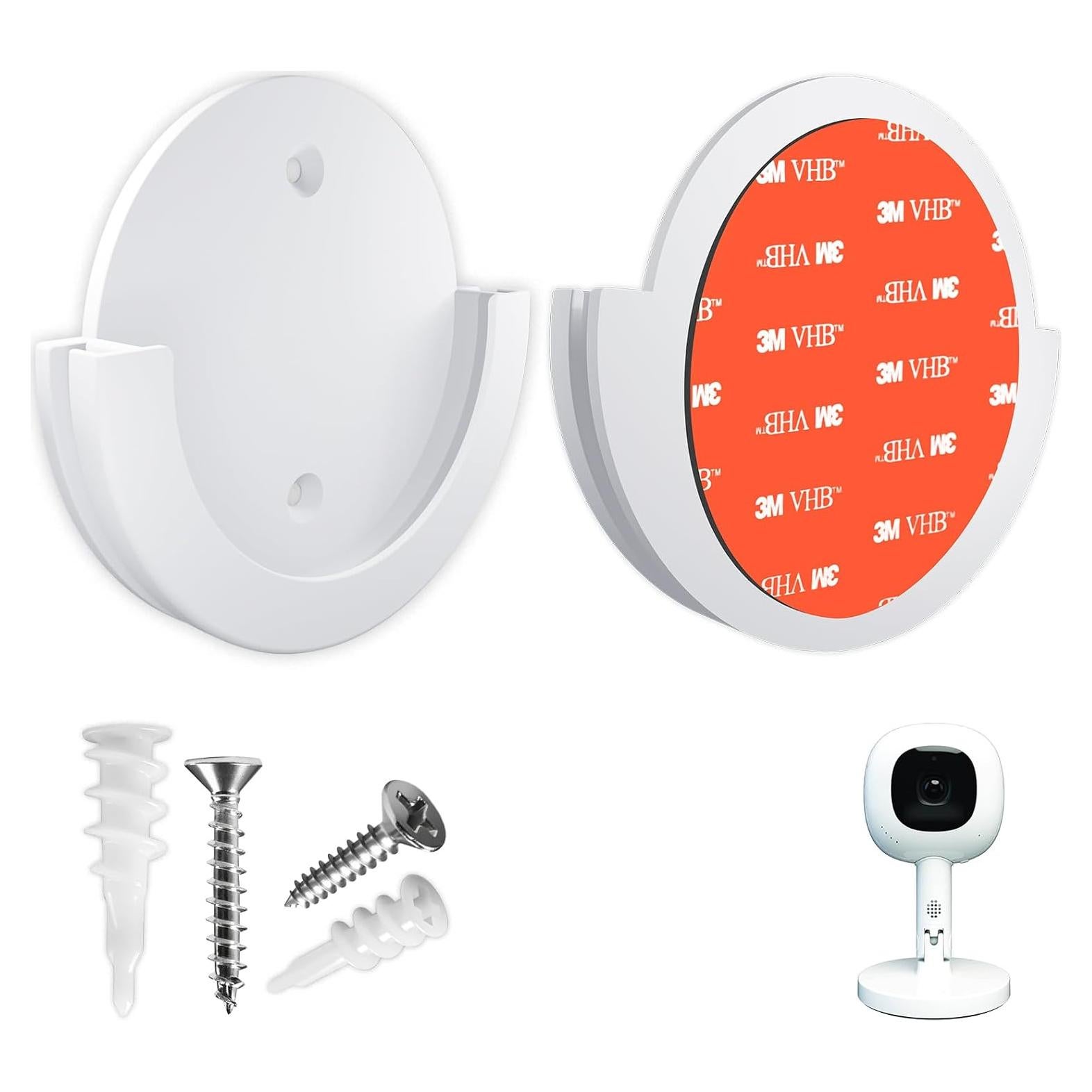 Soporte de Pared Redondo Blanco Ctuoptuo para Cámara Nanit