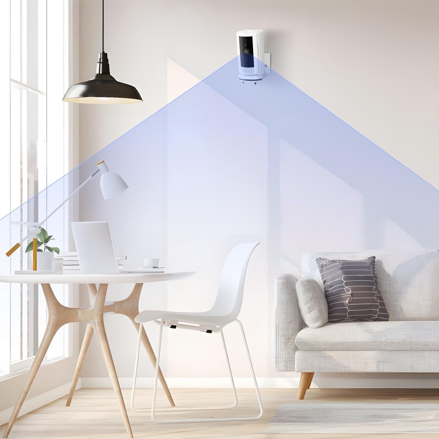 Soporte de Pared para Cámara Interior Ring - Metal Blanco (2 Pack)