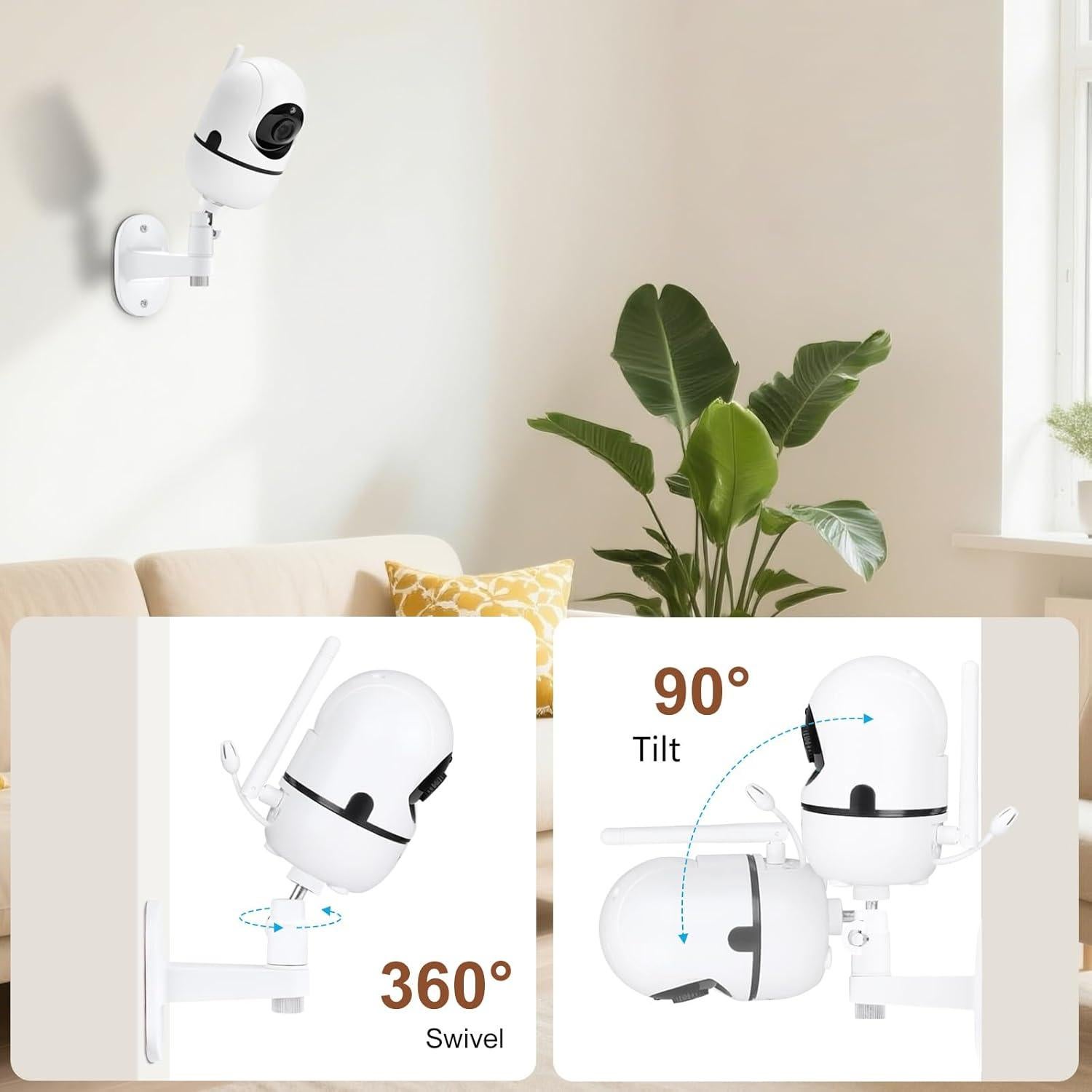 Soporte Ajustable para Monitor de Bebé HelloBaby y ANMEATE