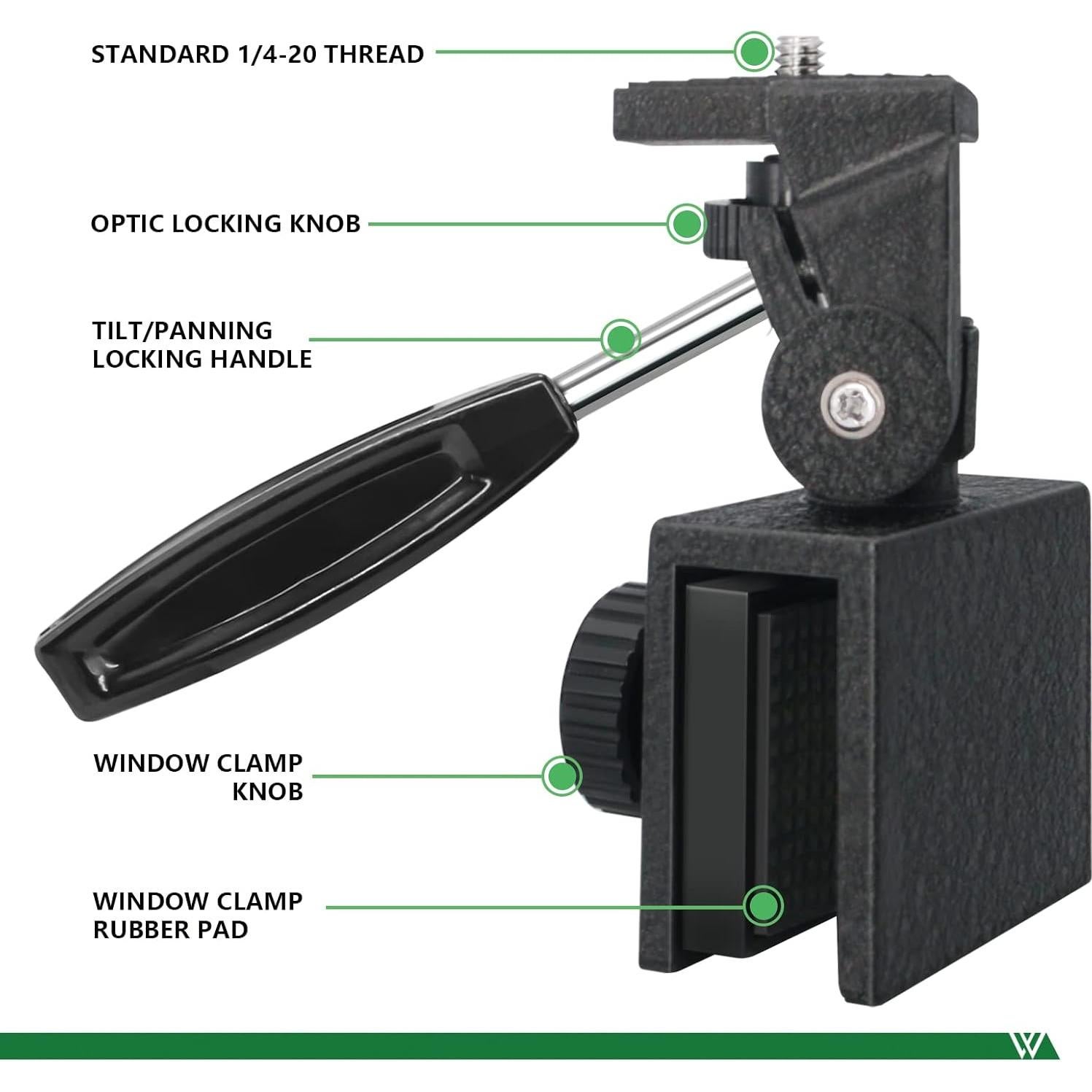 Soporte Ajustable para Ventana de Coche WEOOEN 240g