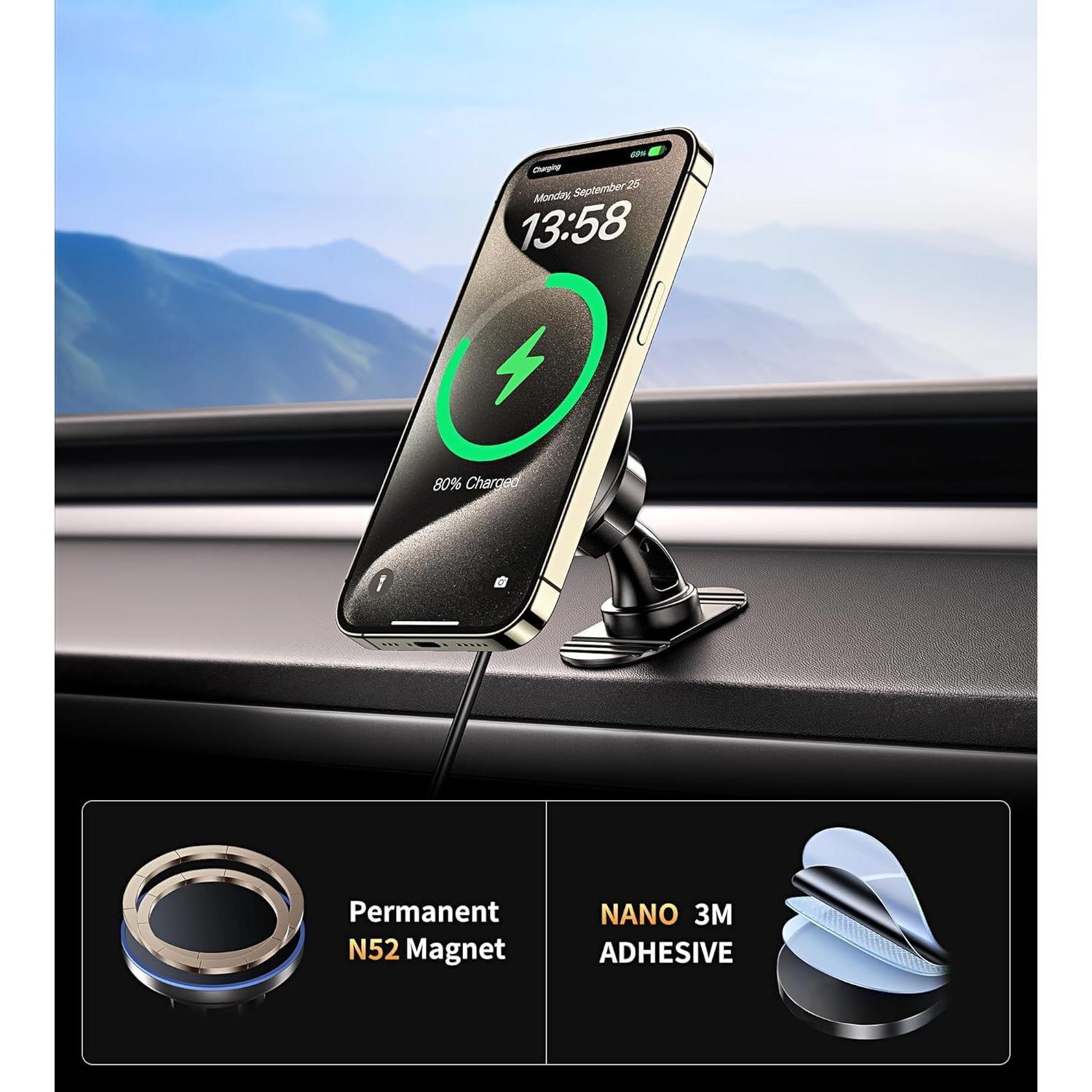 Soporte Cargador Inalámbrico Magsafe Coche Shenzhen Dsenbor 15W