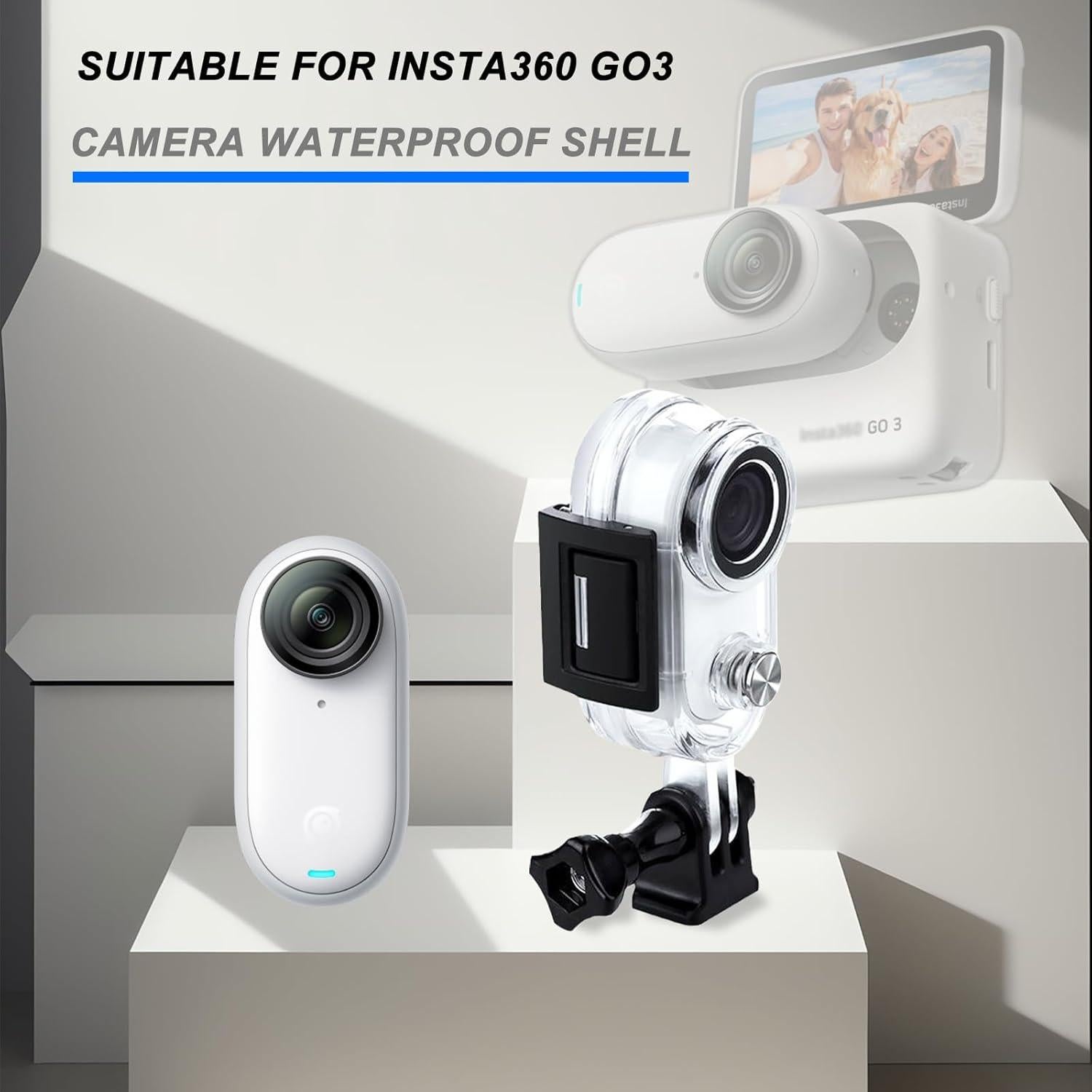 Funda Impermeable SRUIM para Insta360 GO 3 hasta 30M