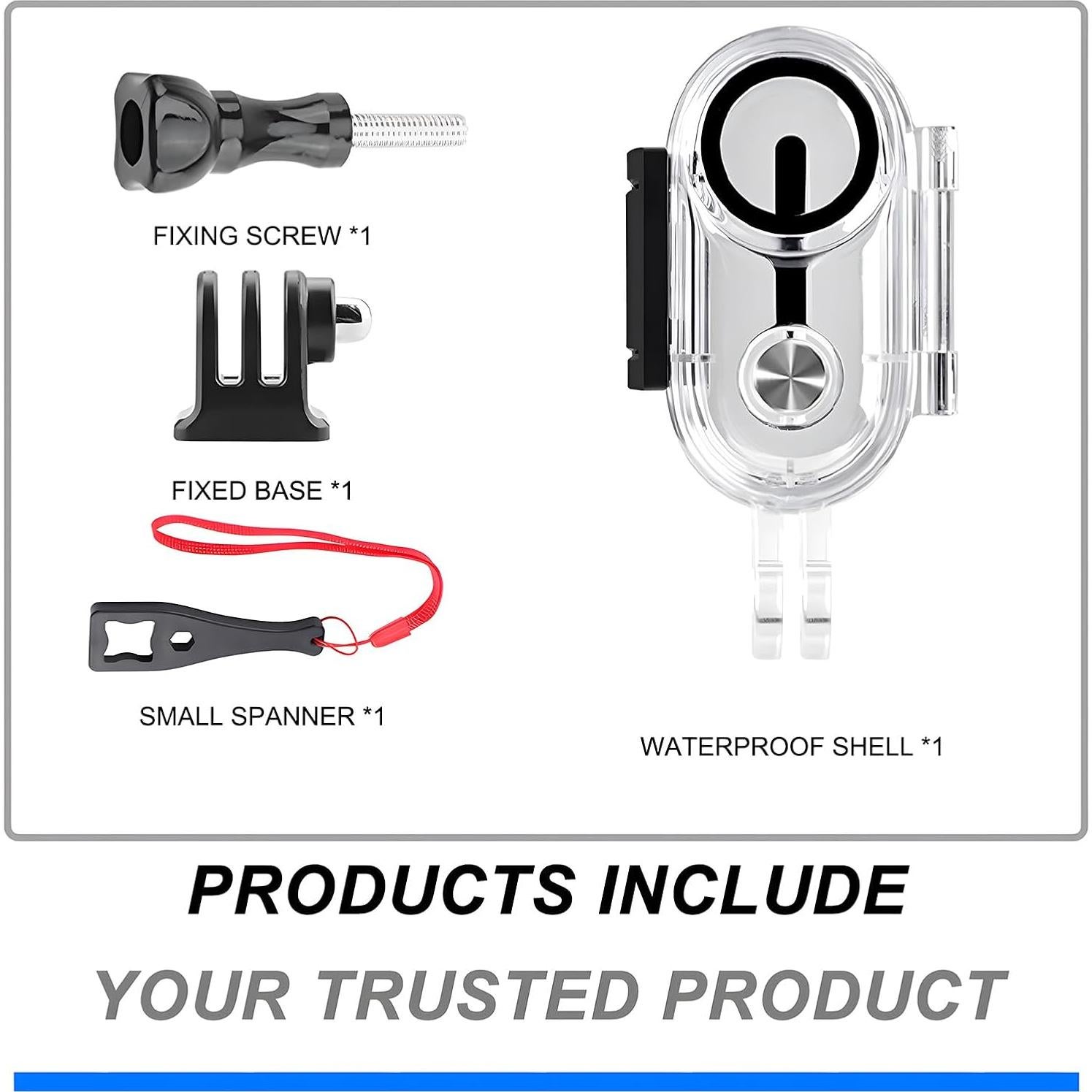 Funda Impermeable SRUIM para Insta360 GO 3 hasta 30M