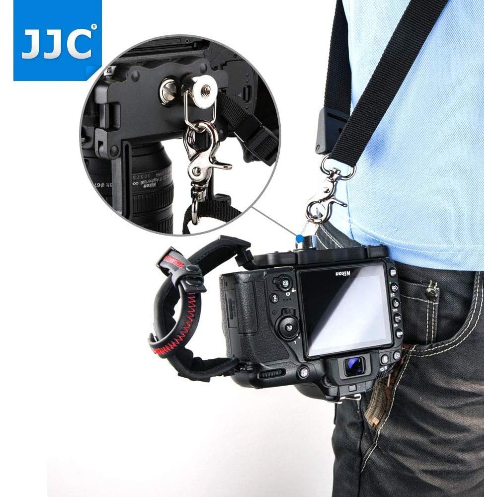 Correa de Mano JJC para Cámara DSLR Ajustable Rojo
