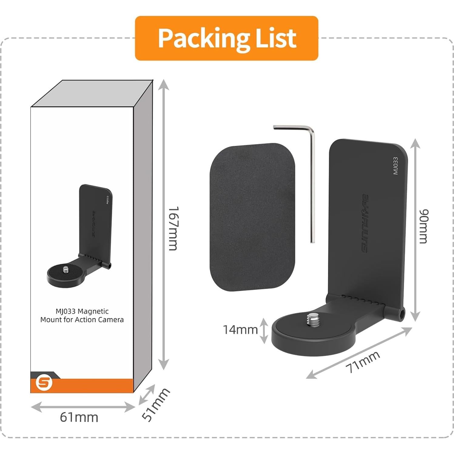 Soporte Magnético WOENJO para DJI OSMO 360 y Insta360