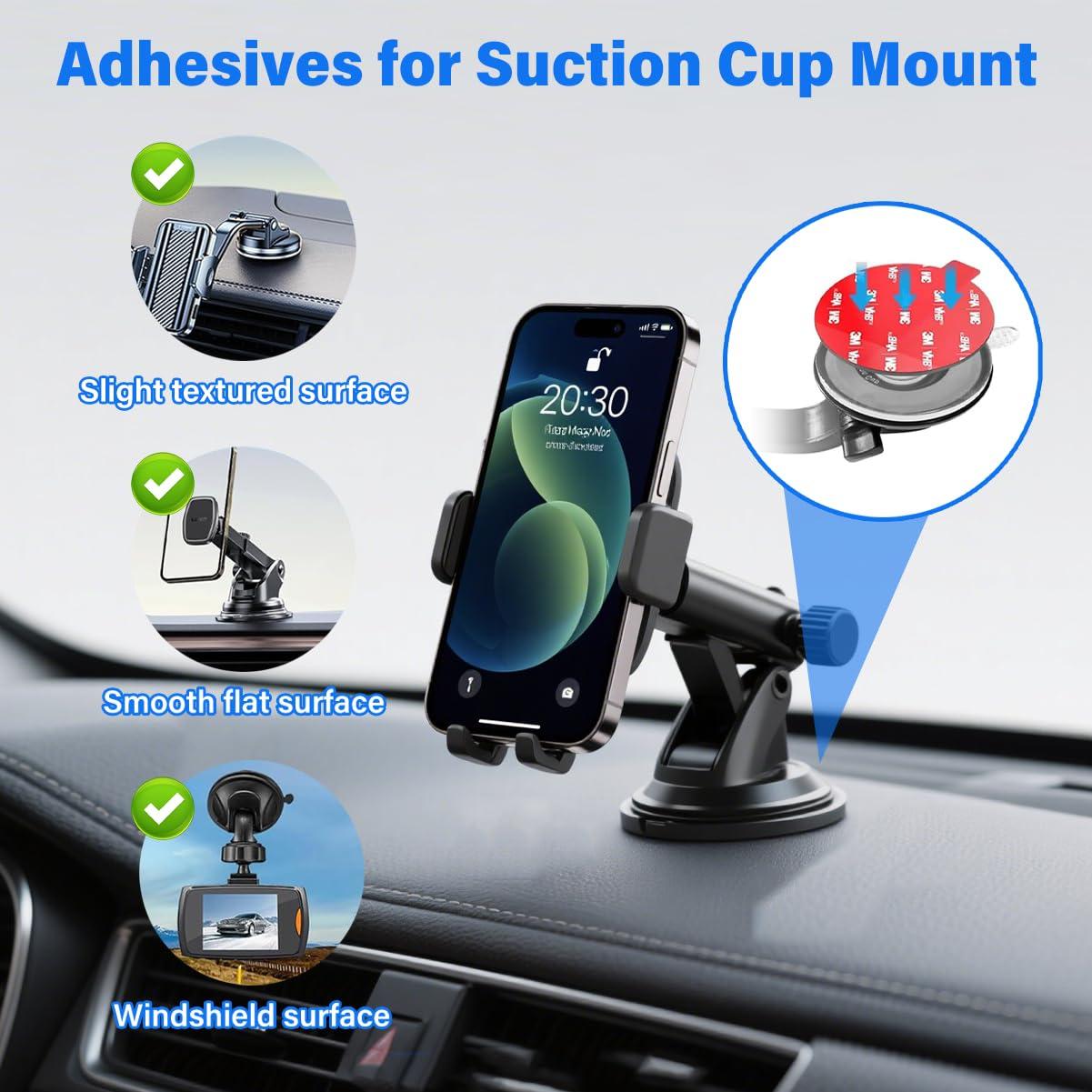 Almohadillas Adhesivas 3M VHB Doble Cara 4PCS 7.2cm para Coche