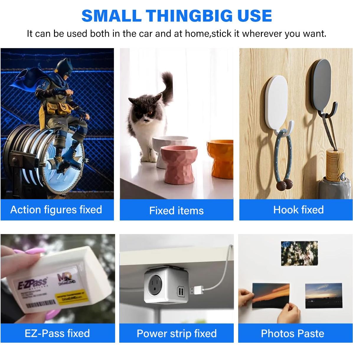 Almohadillas Adhesivas 3M VHB Doble Cara 4PCS 7.2cm para Coche