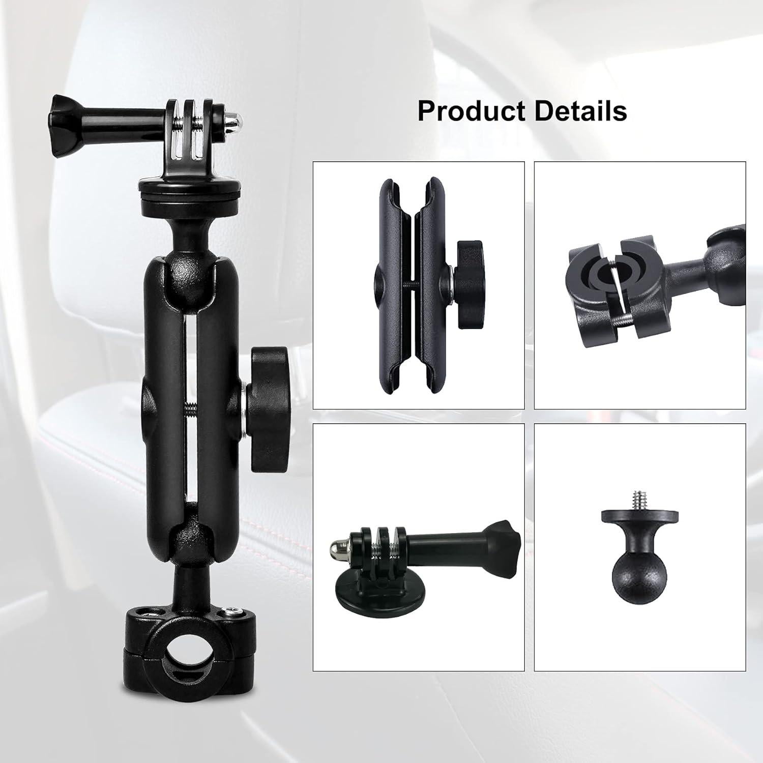 Soporte para cámara Dash 360° AUGREX para GoPro y más