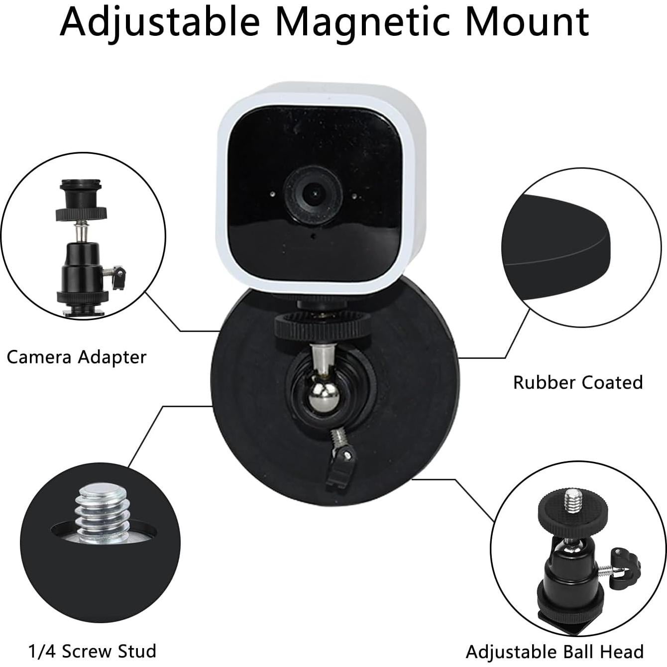 Soporte Magnético para Cámara TEKCAM - Compatible con Blink y Eufy