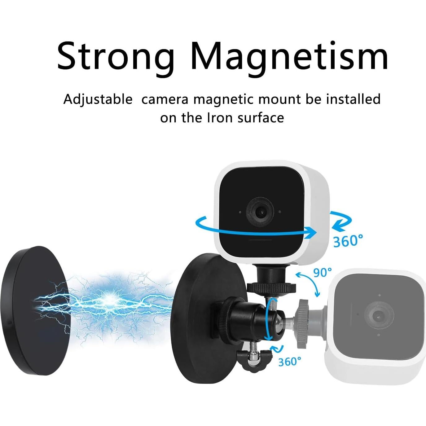 Soporte Magnético para Cámara TEKCAM - Compatible con Blink y Eufy