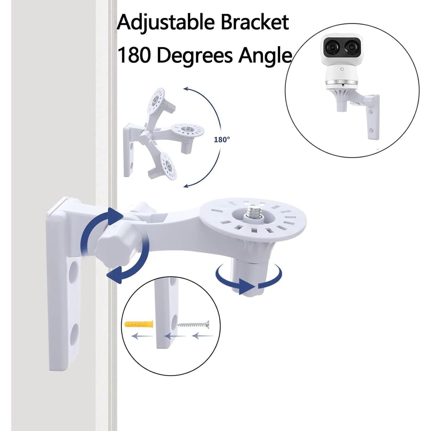 Soporte Ajustable para Cámara Eufy Security Indoor Cam S350 - Blanco