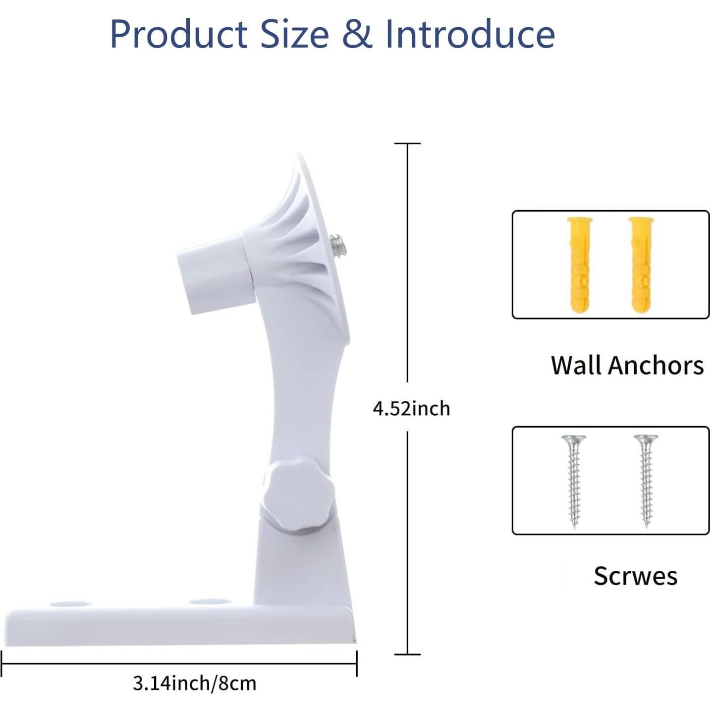 Soporte Ajustable para Cámara Eufy Security Indoor Cam S350 - Blanco