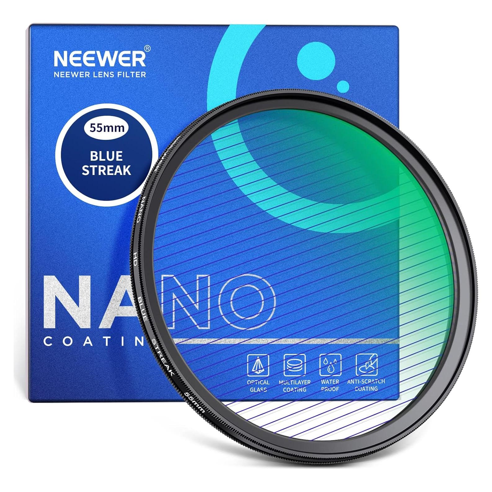 Filtro Anamórfico NEEWER 55 mm Efecto Destello HD