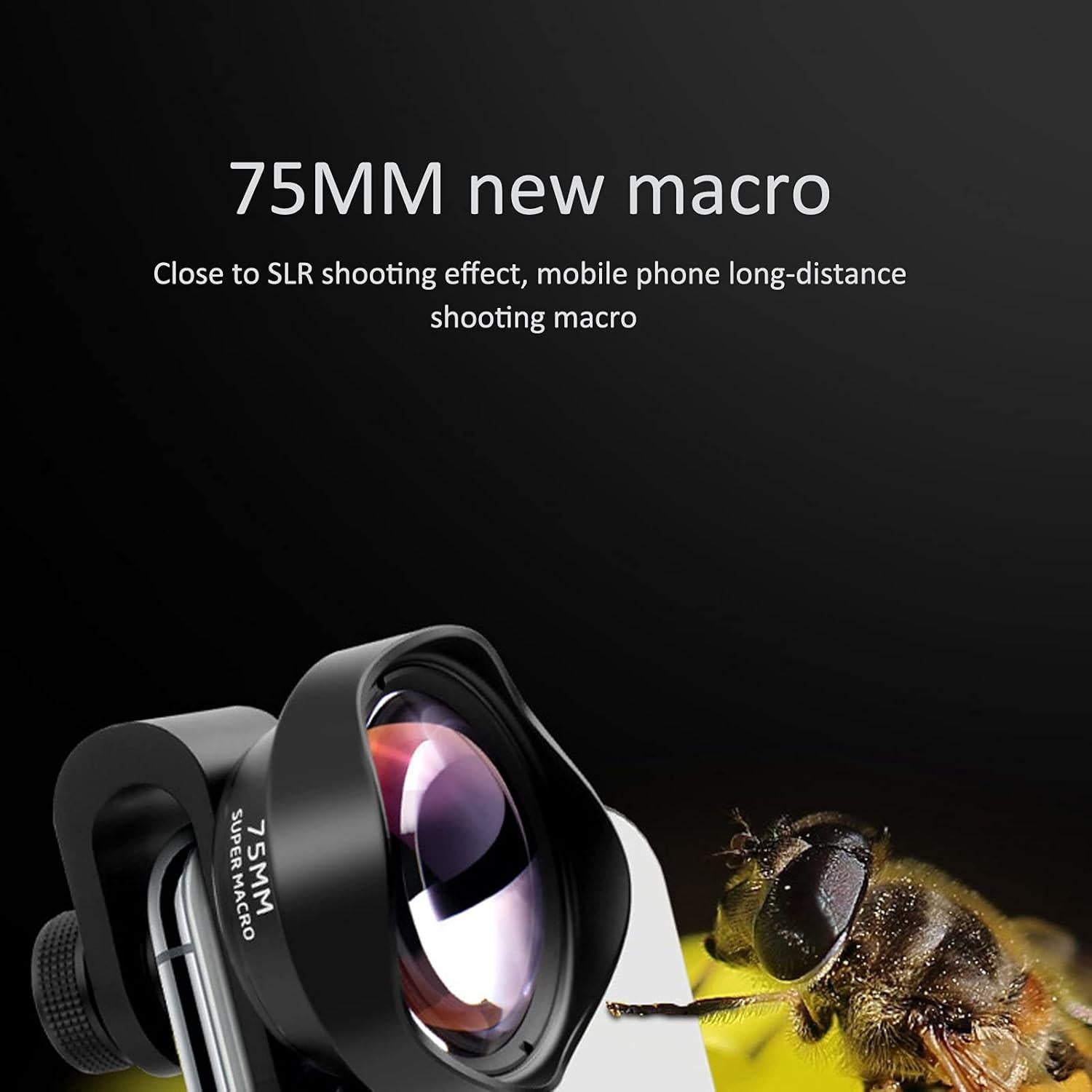 Lente Macro 10X Hilitand para Teléfono Móvil 40-75mm
