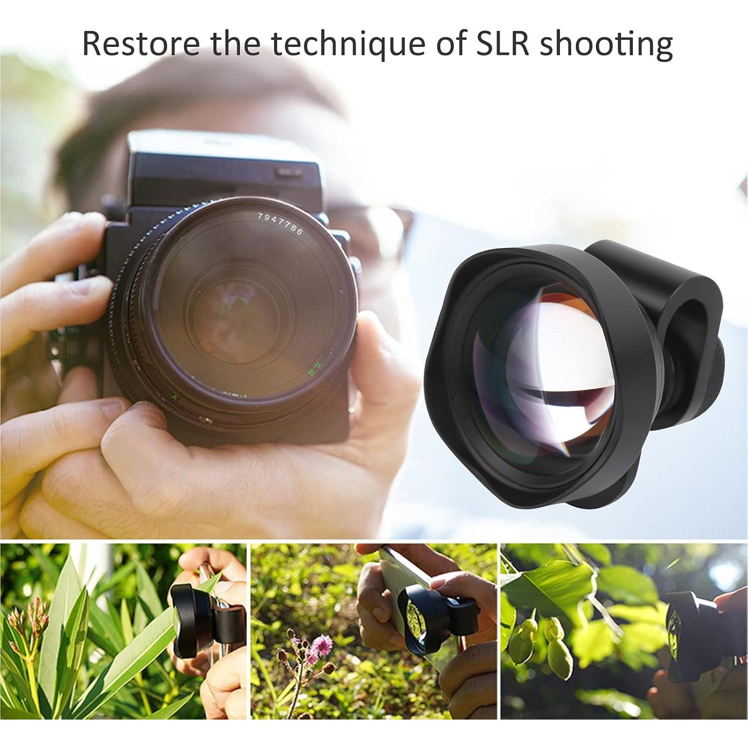 Lente Macro 10X Hilitand para Teléfono Móvil 40-75mm