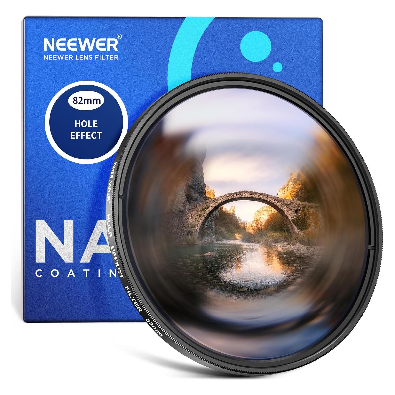 Filtro de Lente NEEWER 82mm Halo Espiral de Vidrio Óptico