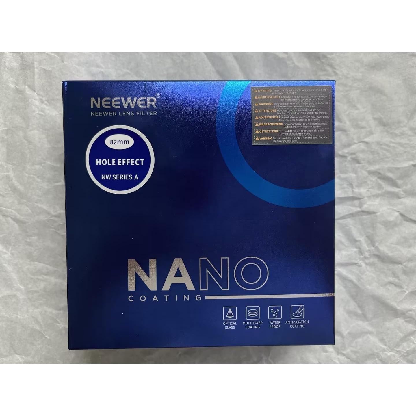 Filtro de Lente NEEWER 82mm Halo Espiral de Vidrio Óptico