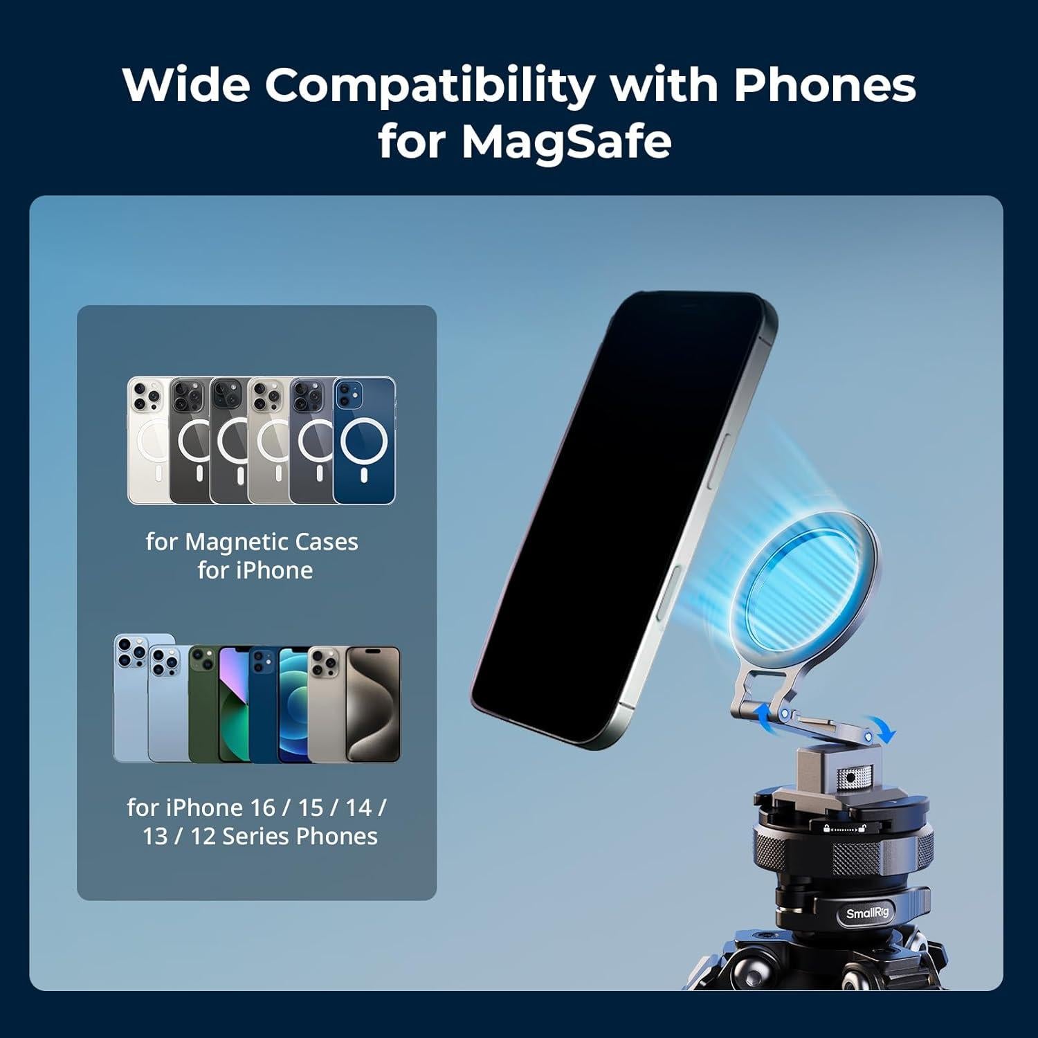 Soporte de Teléfono Metal SMALLRIG 5339 para DJI RS 4 Mini