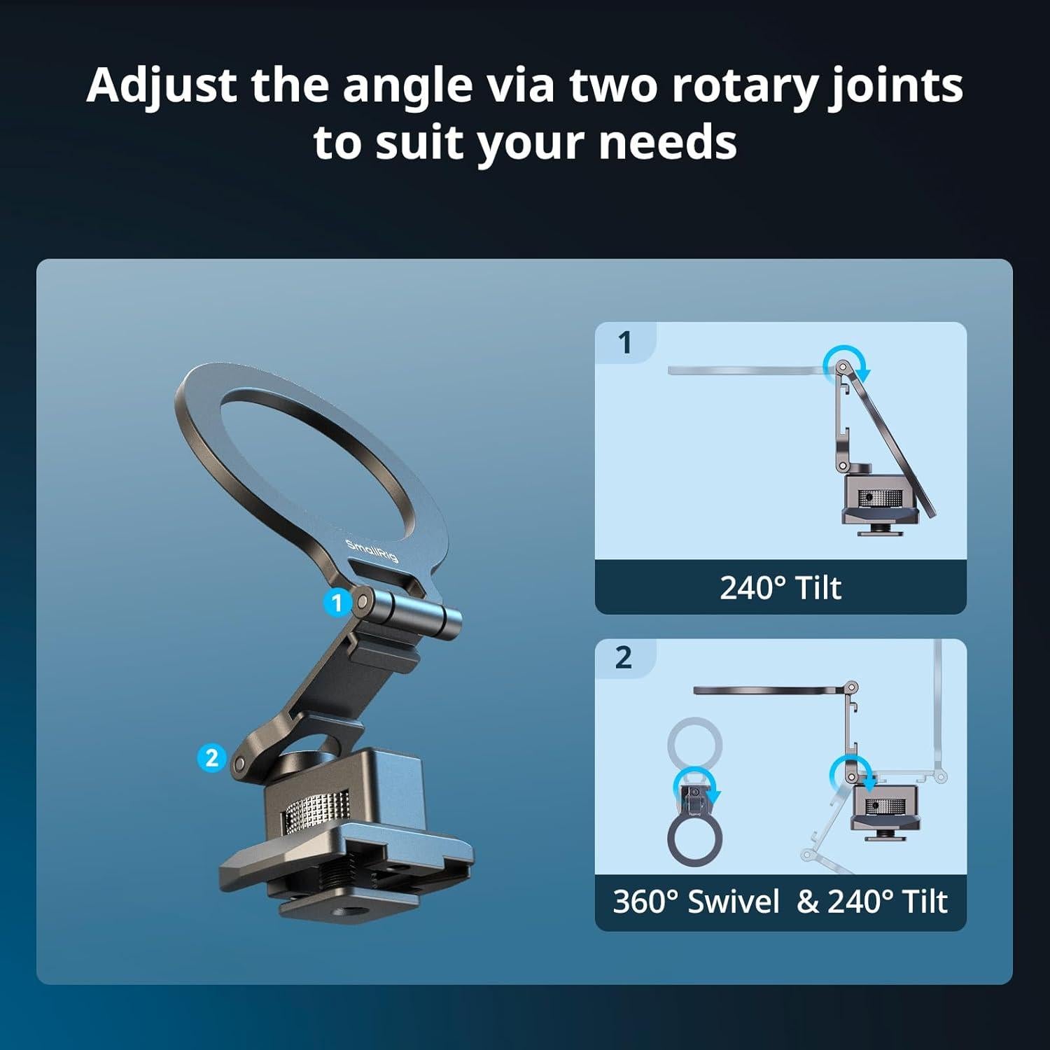 Soporte de Teléfono Metal SMALLRIG 5339 para DJI RS 4 Mini