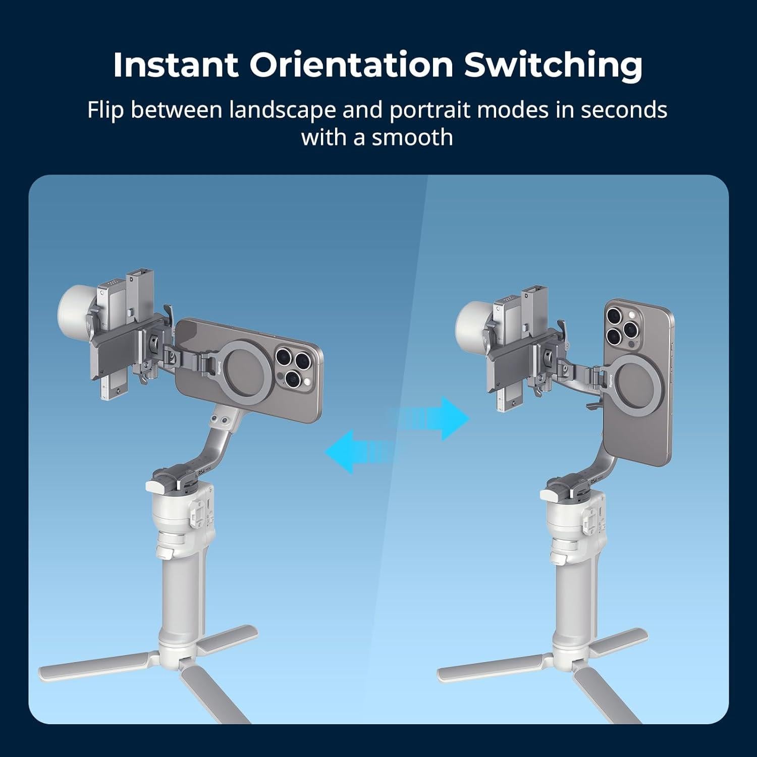 Soporte de Teléfono Metal SMALLRIG 5339 para DJI RS 4 Mini