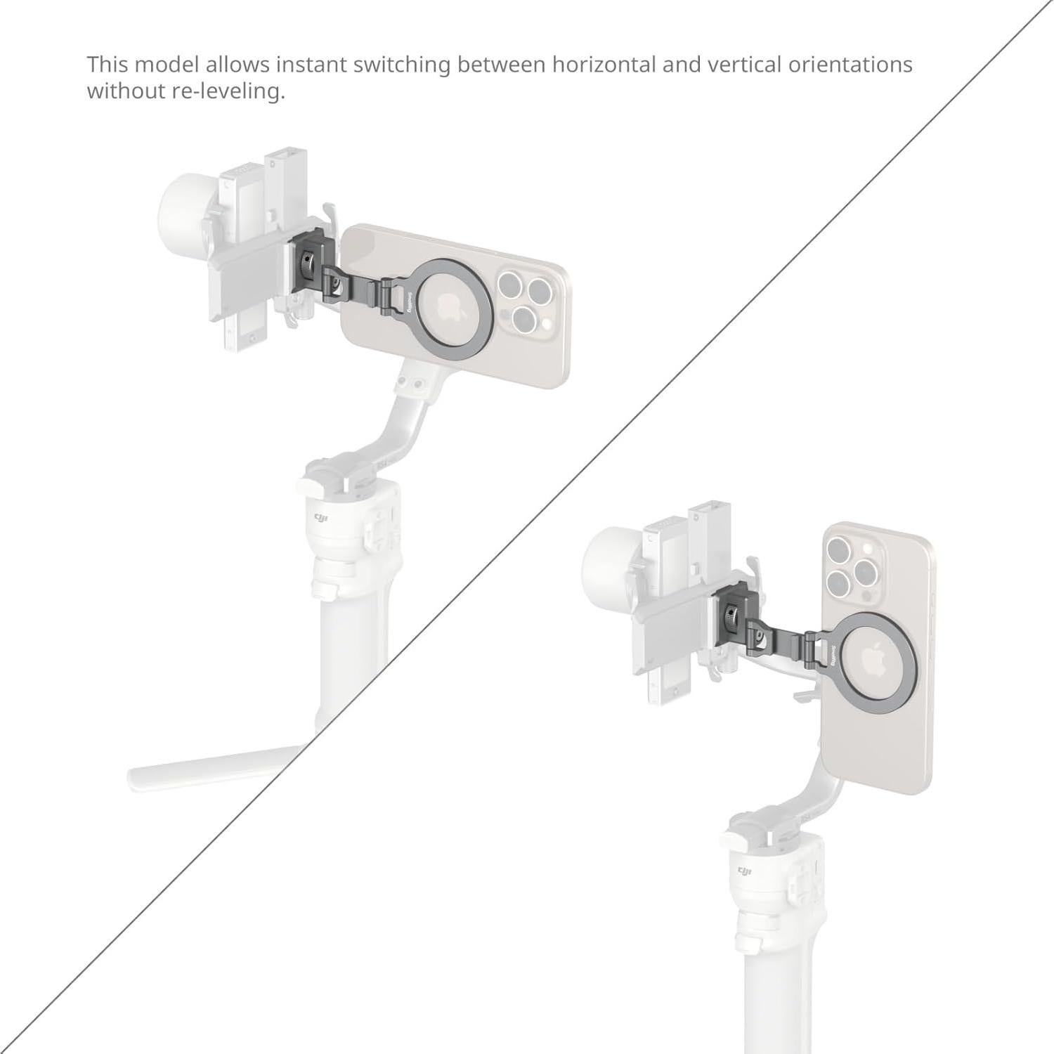 Soporte de Teléfono Metal SMALLRIG 5339 para DJI RS 4 Mini