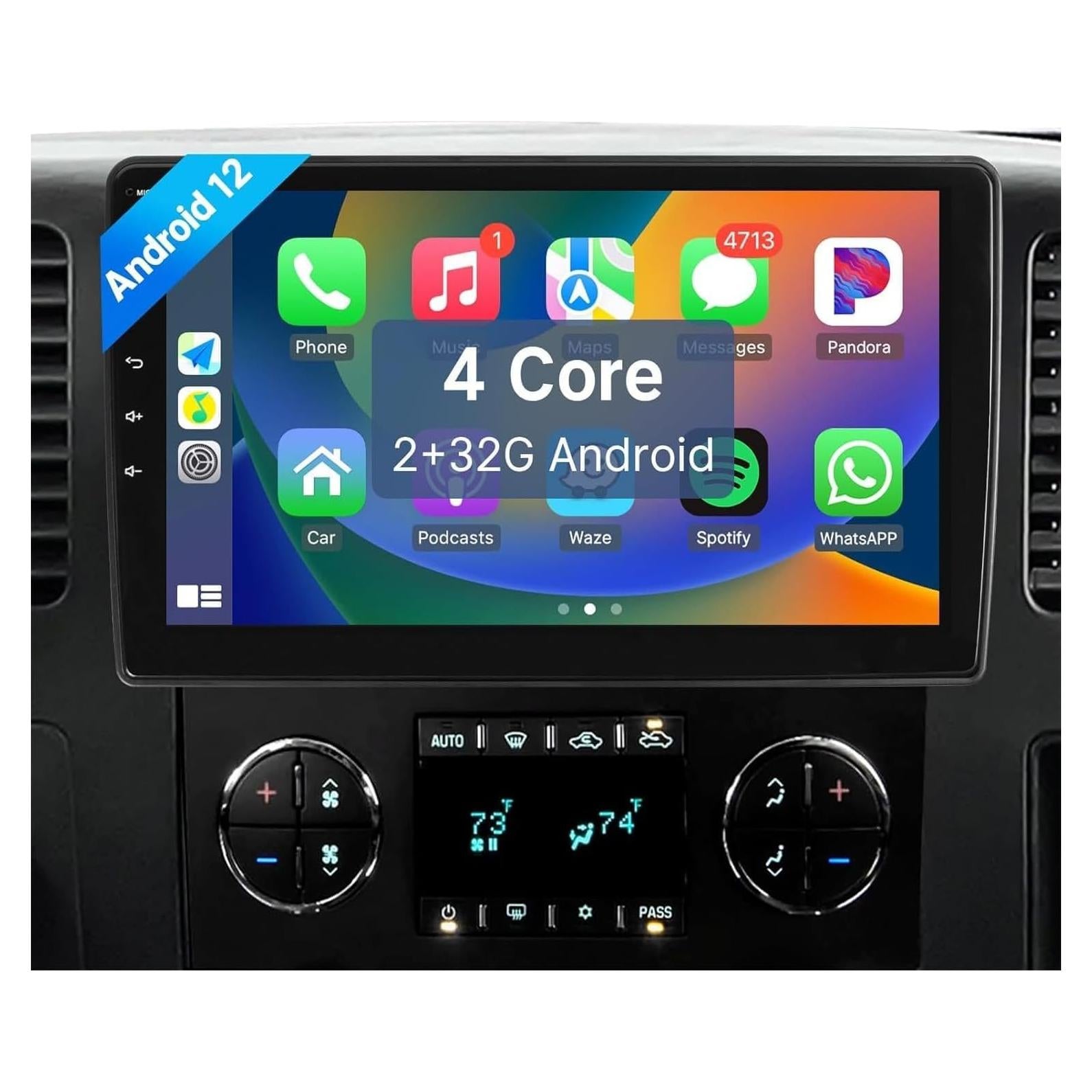 Radio de Coche Leadfan para Chevy Silverado Tahoe 10.1" Carplay