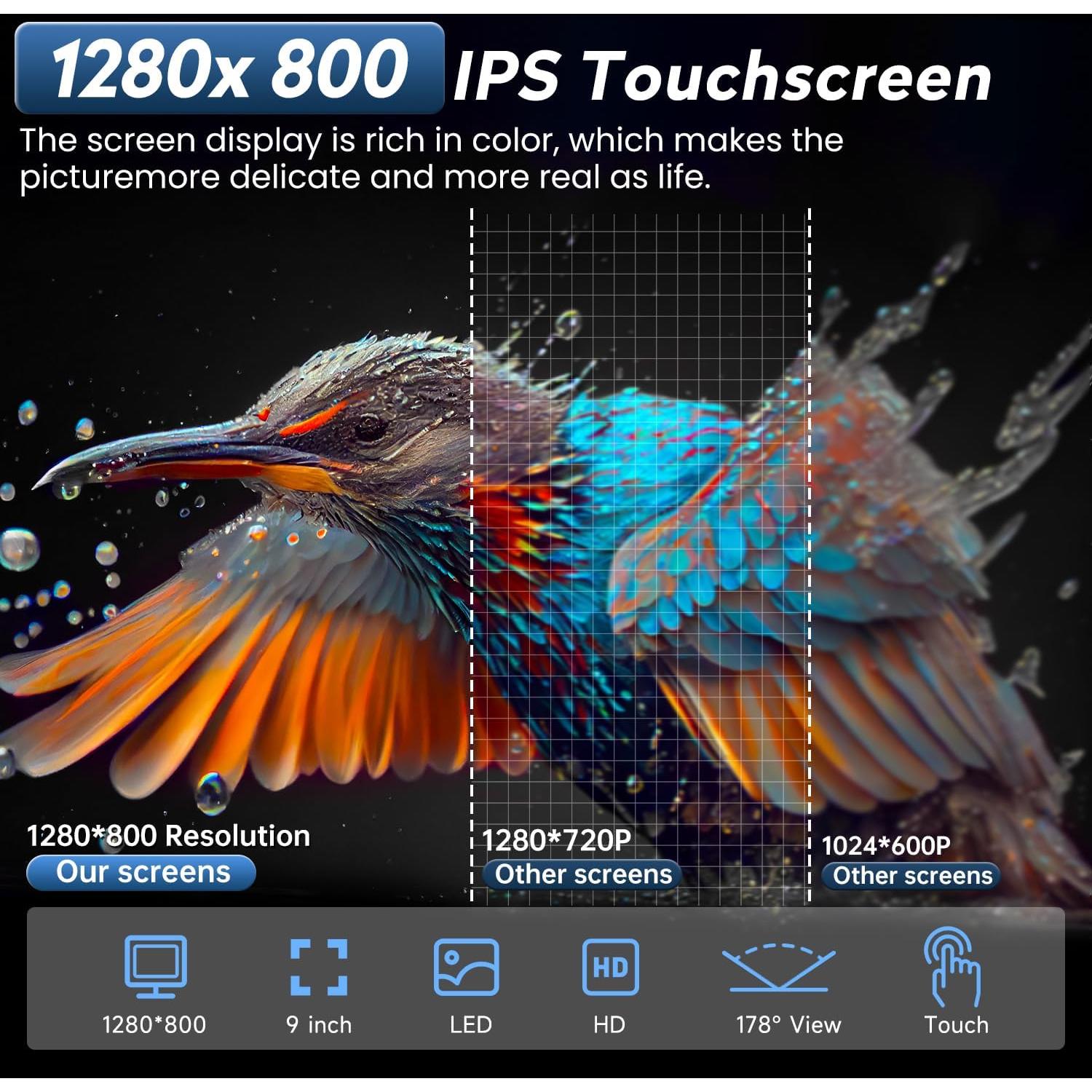 Radio Estéreo de Coche Jingelsye 9" 1280x800 para Chevy Aveo 2012-2016