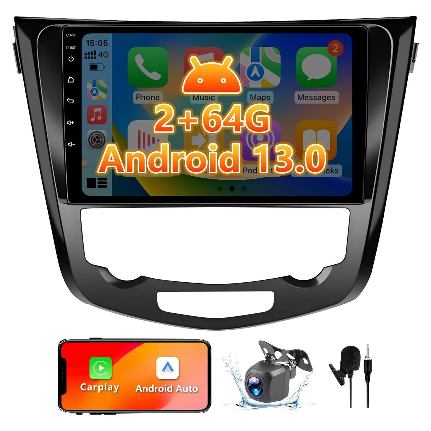 Estéreo para Coche FBINSE 10.1" Android 13 Nissan 2014-2018