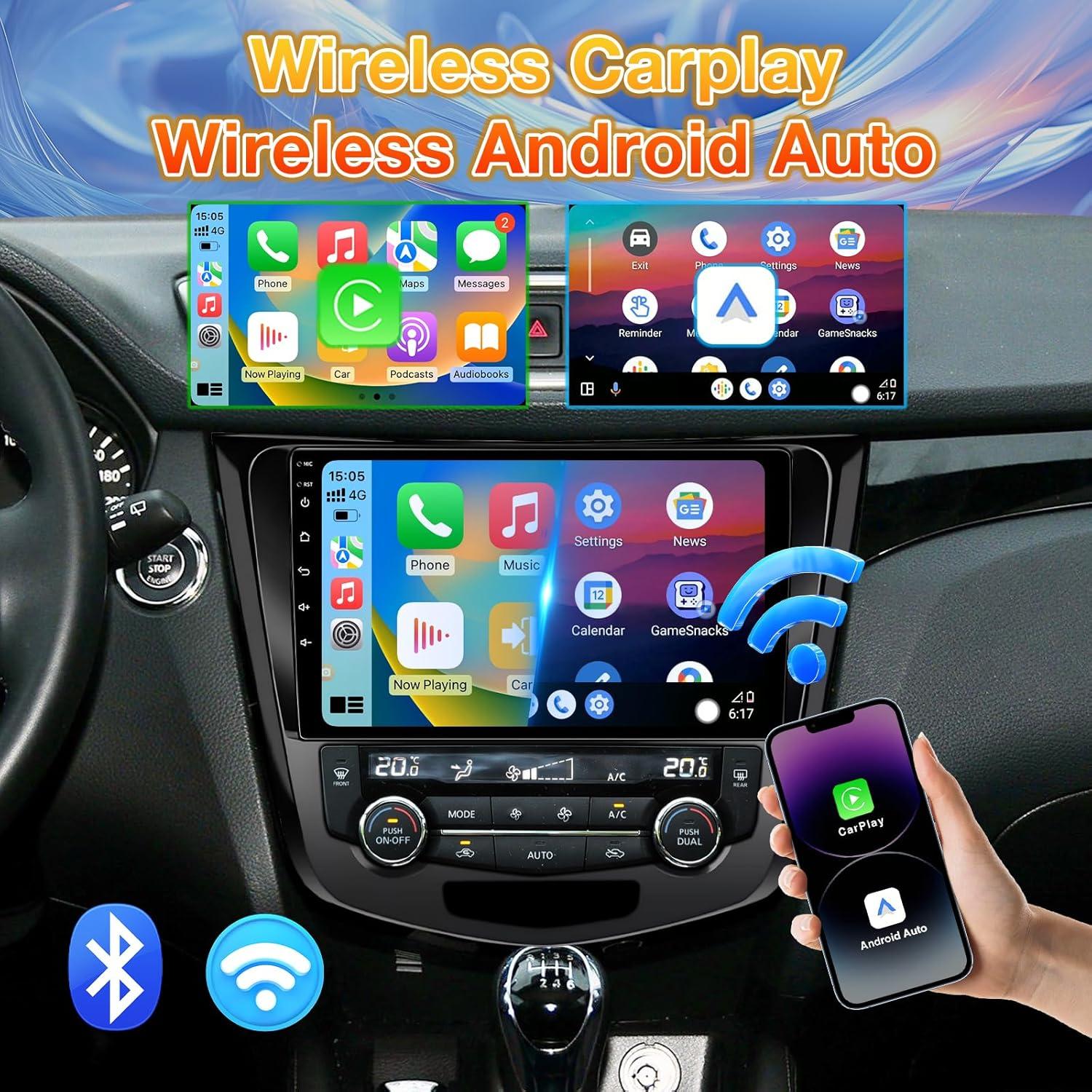 Estéreo para Coche FBINSE 10.1" Android 13 Nissan 2014-2018