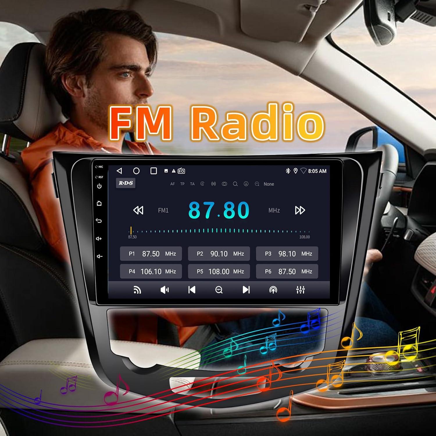 Estéreo para Coche FBINSE 10.1" Android 13 Nissan 2014-2018