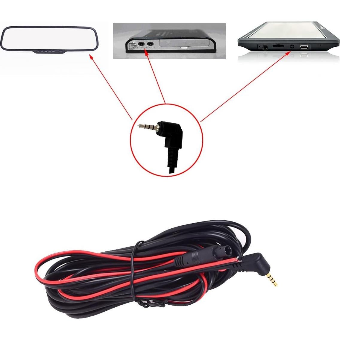 Cámara de Respaldo HD EKYLIN con LED Nocturna 170°