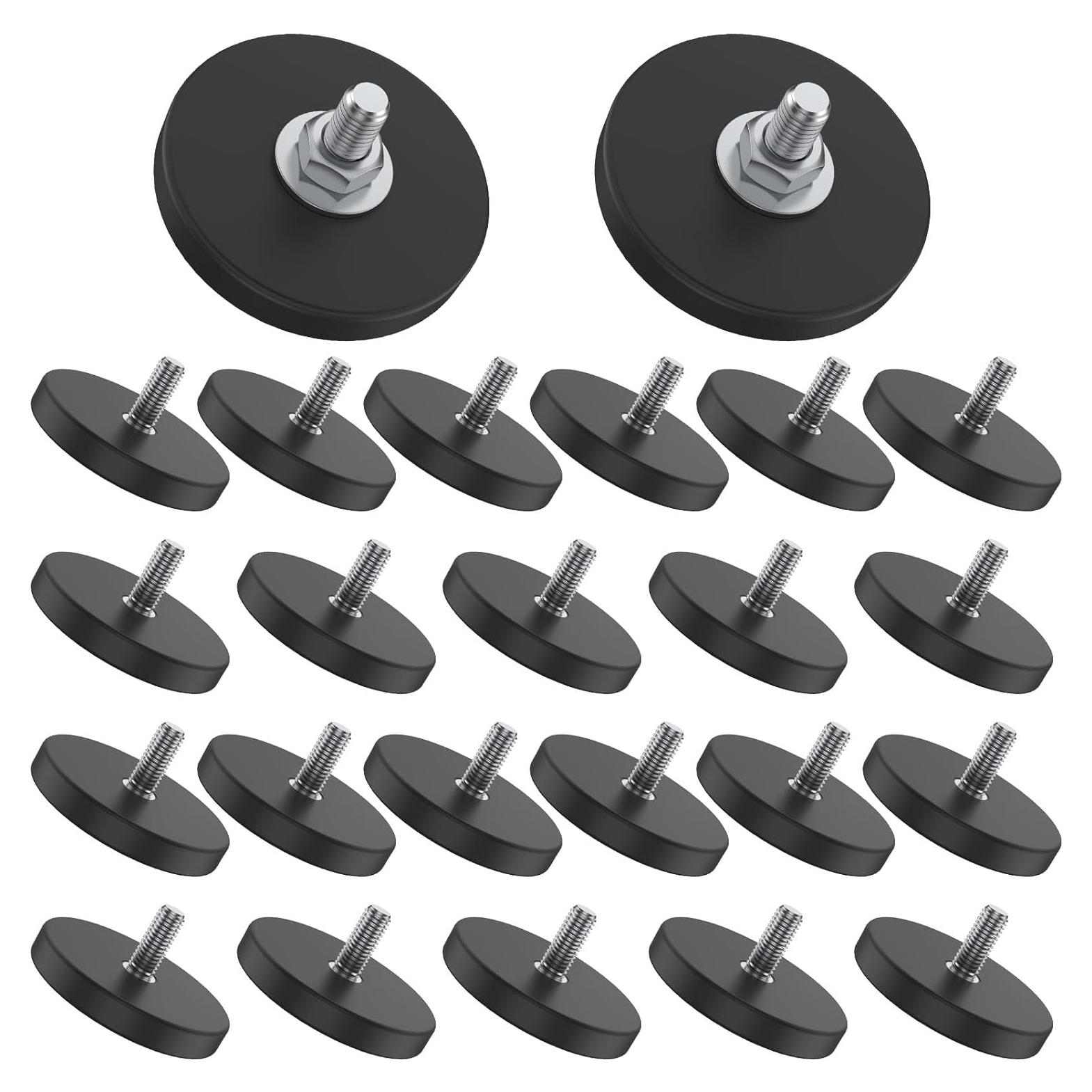 Paquete de 24 Imanes de Montaje M6 MLYNZXJSY 43mm Antirayones