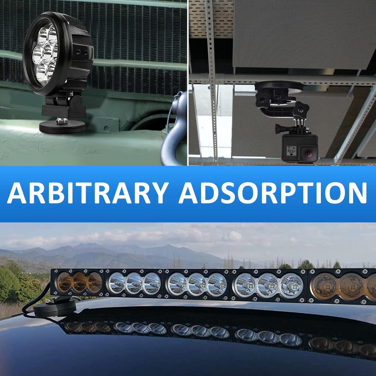 Paquete de 24 Imanes de Montaje M6 MLYNZXJSY 43mm Antirayones